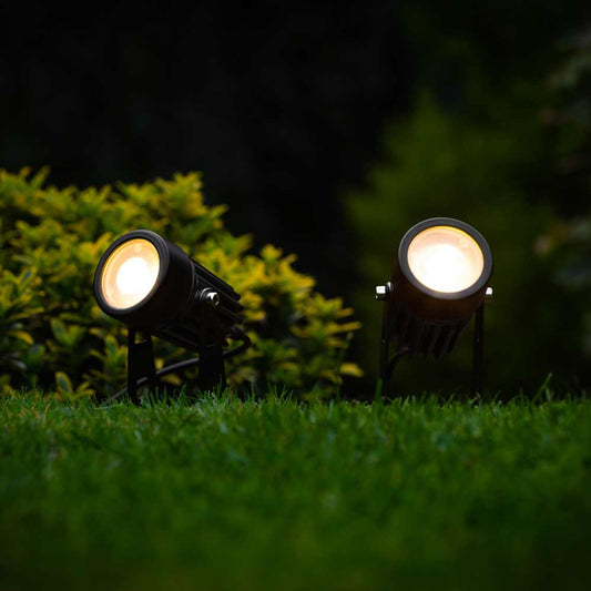 Solcelledrevne spotlights